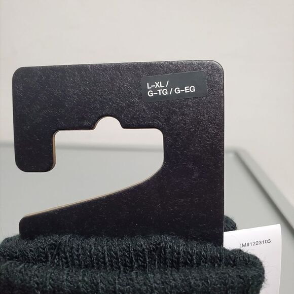 Nike Unisex Sz LARGE/XLARGE Swoosh Knit Gloves Black NWT - Picture 6 of 7